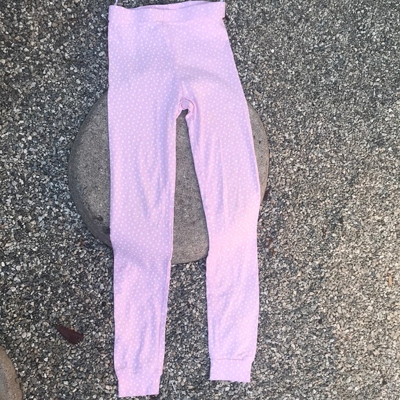 Pink polkadoted leggings - Picture 1 of 2
